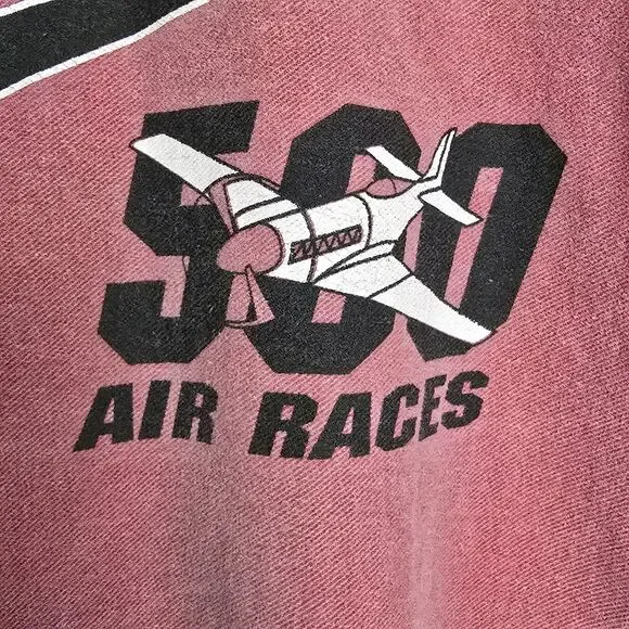 Vtg 90s Phoenix 500 Air Race Jersey XL Cottontops Mesh Cotton Lined Baseball